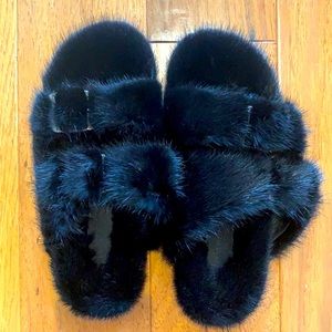 Linda Richards | Shoes | Linda Richards Mink Birkenstocks | Poshmark